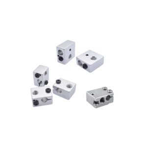 Алюмінієвий нагрівальний блок для хотенду 3д принтера - E3D/CR10/Volcano, хотенд для 3д принтера Ендер, Анет, Аникубик, Сапфир, Тронкси