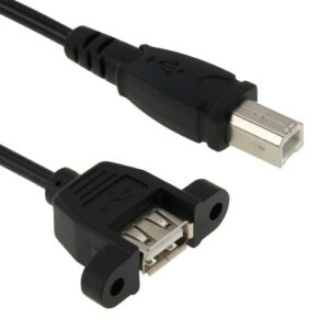 Переходник USB B папа на USB A мама (разъем)